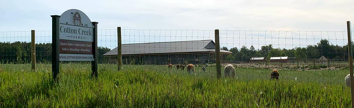 Cotton Creek Farms Sign