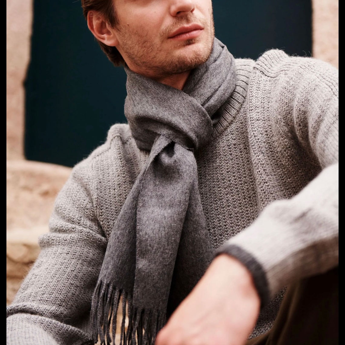 Baby alpaca scarf from Enchanted Farms Boutique — luxuriously soft, lightweight, and sustainably made.