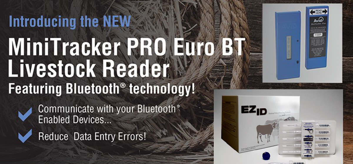 EZid MiniTracker PRO Euro BT Livestock Reader