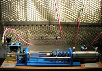 Full view of pneumatic mini-corer