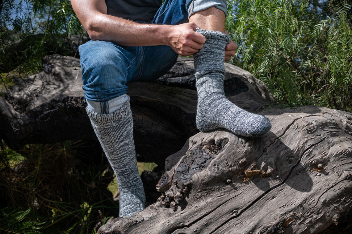 camouflage alpaca muck boot socks