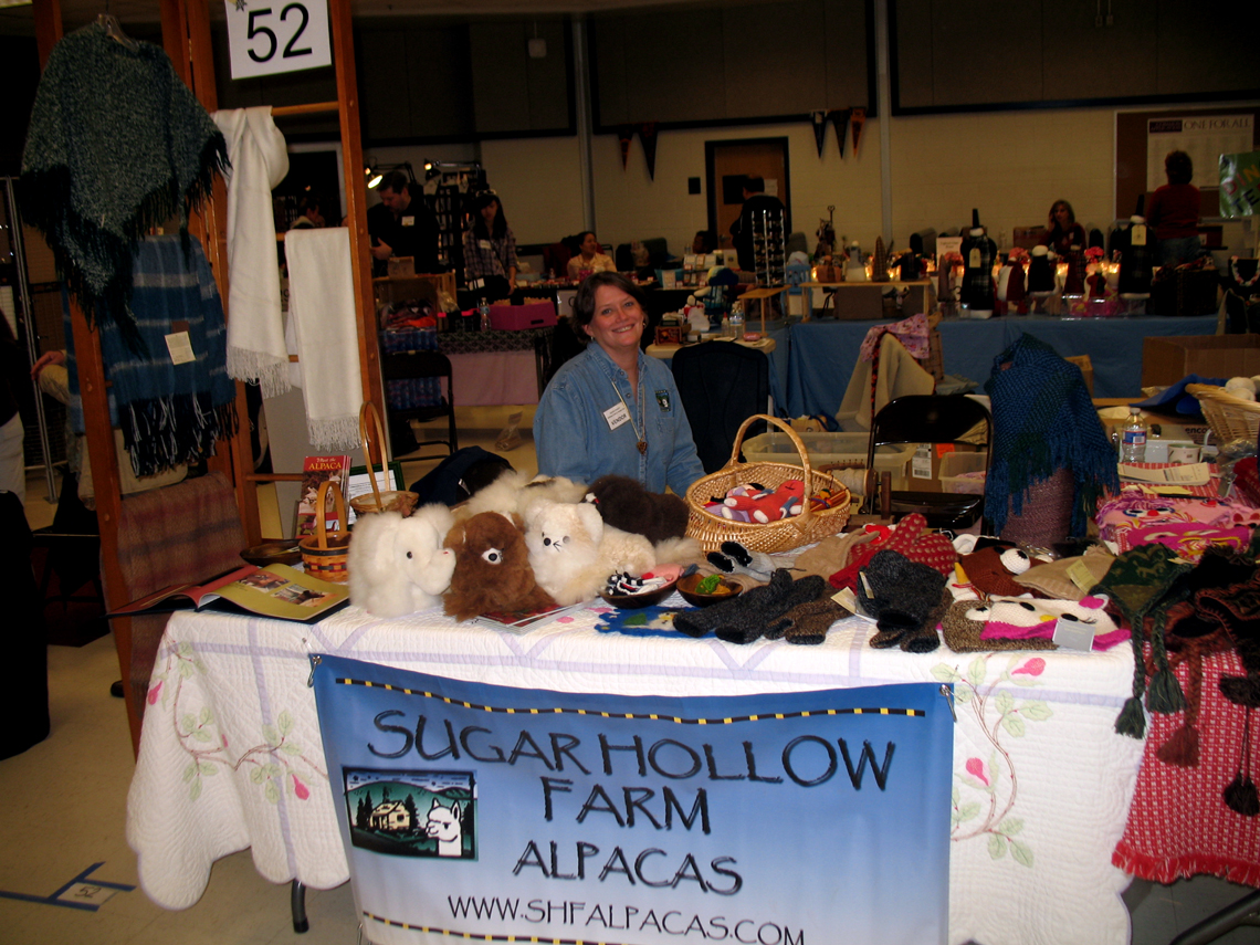 Sugar Hollow Farms Alpaca Stand