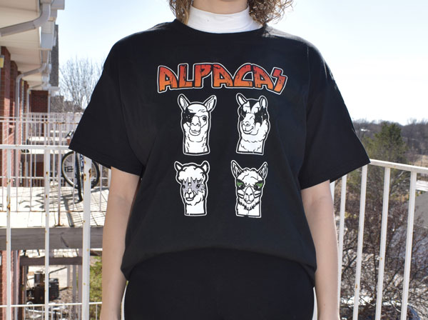 Kiss Alpaca Parody T-Shirt