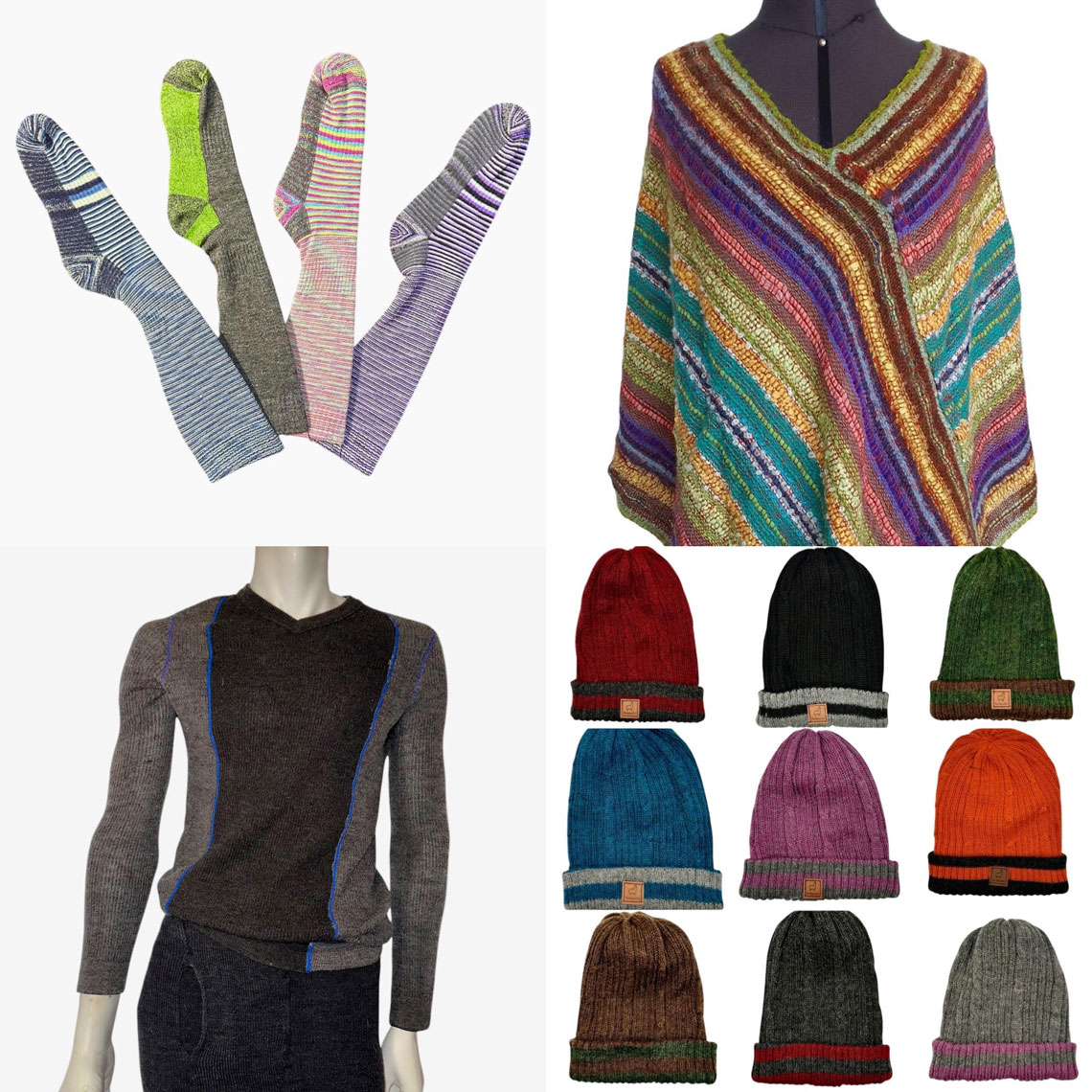 Many Alpaca Socks to choose from